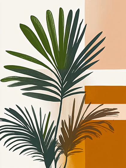 Palm Leaf Study