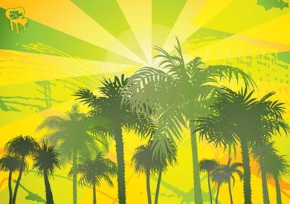 Palm Trees Free Vector