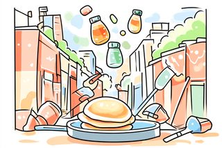 Pancake City Scene