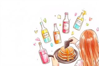 Pancake Pouring & Flavor Bottles
