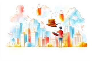 Pancakes Over the City
