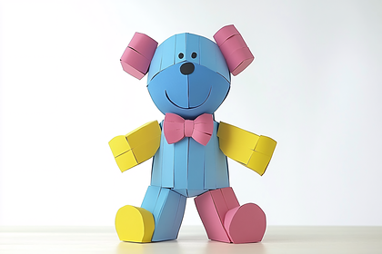Paper Craft Teddy Bear