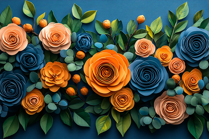 Paper Crafted Roses