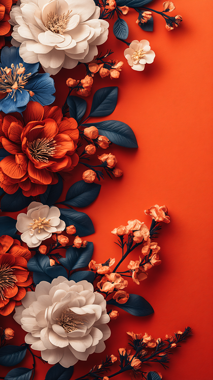 Paper Flowers Arrangement