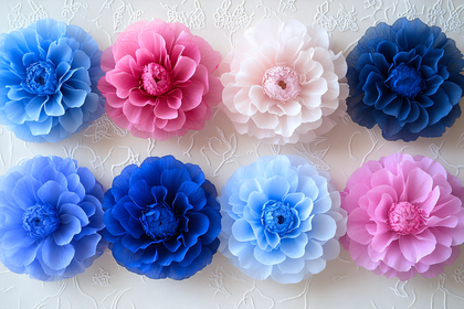 Paper Flowers Display