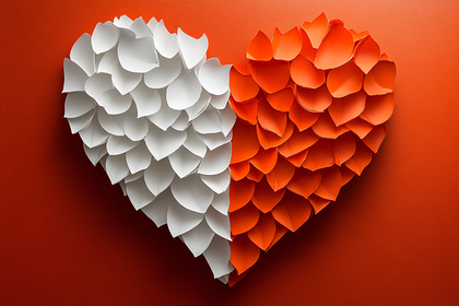Paper Petal Heart