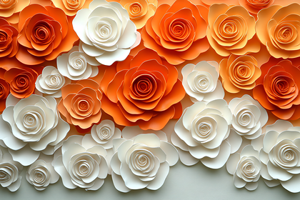 Paper Roses Arrangement