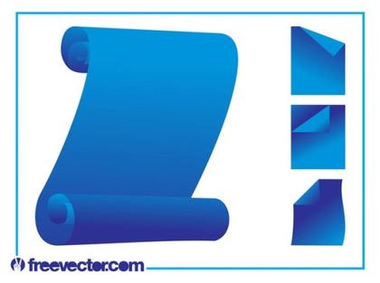 Paper Sheets Free Vector