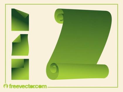 Paper Sheets Set Free Vector