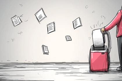 Paper Shredder Illustration
