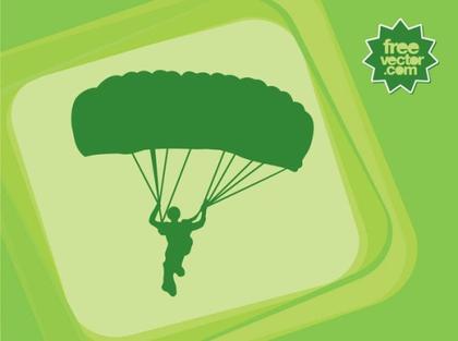 Parachuter Free Vector