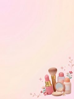pink beauty products template