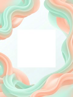 pastel fluid frame