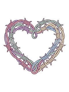 barbed wire heart