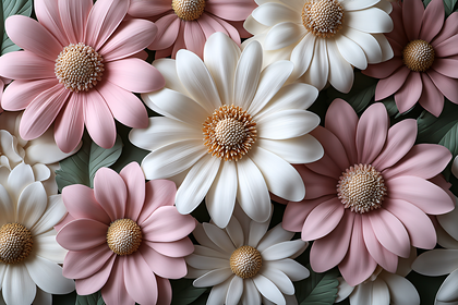 Pastel Daisies