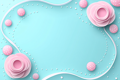 Pastel Floral Frame