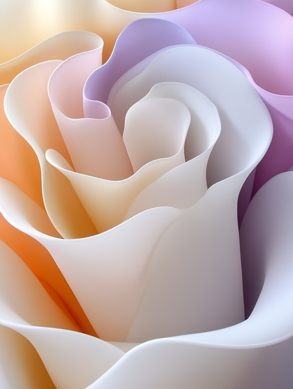Pastel Petal Swirl