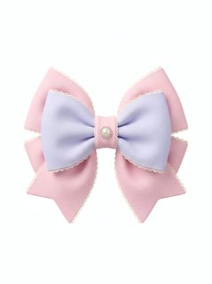 layered pastel bow