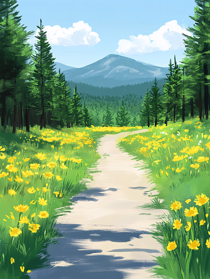 Path Through a Meadow