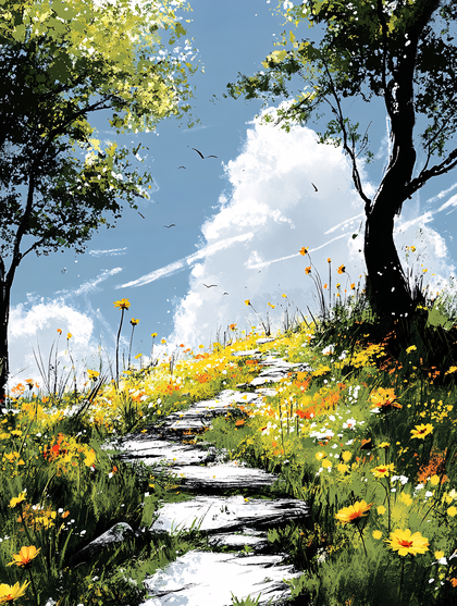 Path Through a Meadow