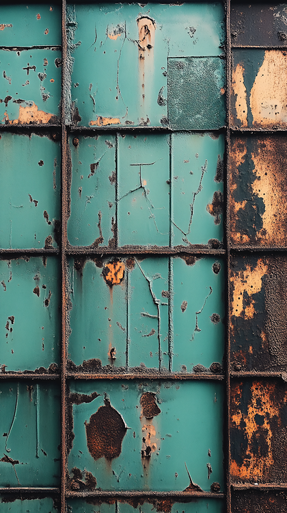 Patina Texture On Metal Sheets
