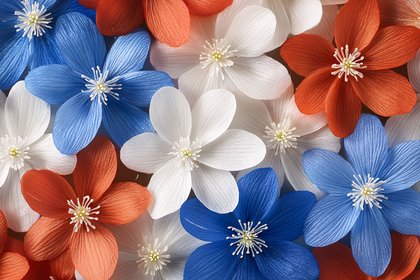 Patriotic Floral Arrangement