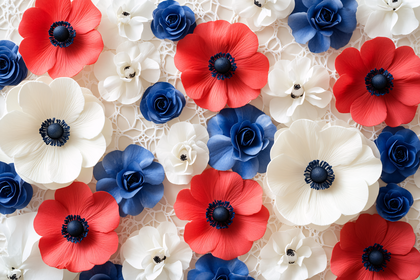 Patriotic Floral Arrangement