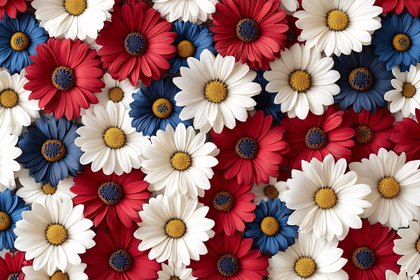 Patriotic Floral Arrangement