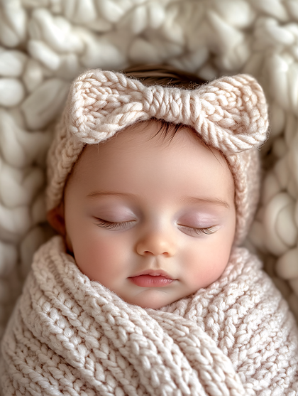 Peaceful Baby Girl