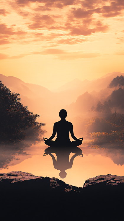 Peaceful Meditation in Nature
