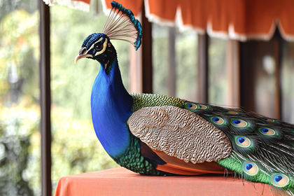 Peacock Close Up
