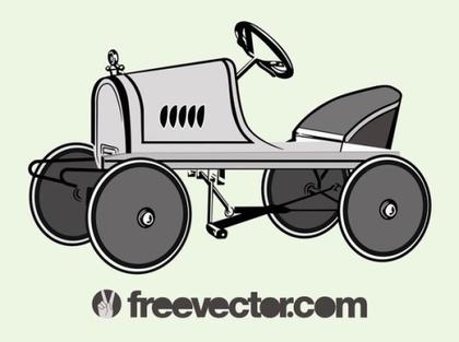 Pedal Car Free Vector