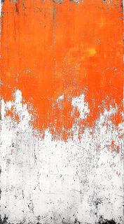 Peeling Orange Paint