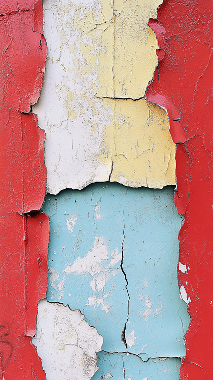 Peeling Paint Layers