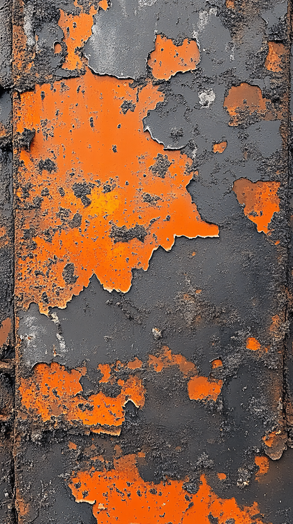 Peeling Paint on Metal