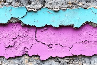 Peeling Painted Wall