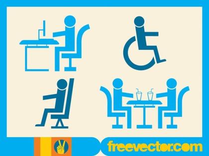 People Symbols Free Vector