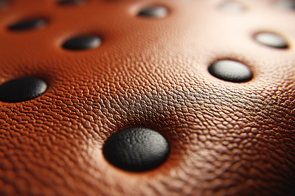 Perforated Leather Detail