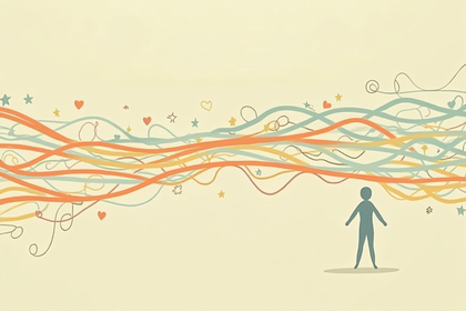 Person and Connected Lines