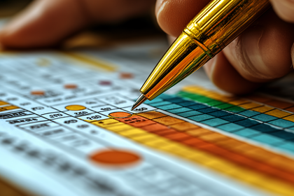 Person Filling Out Lottery Ticket