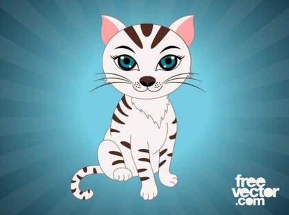 Pet Cat Cartoon Free Vector