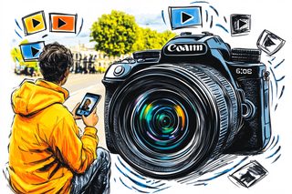 Photographer with Digital Camera