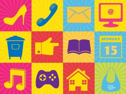 Pictograms Free Vector