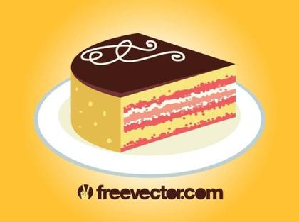Piece of Cake Free Vector