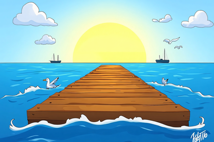 Pier At Sunset