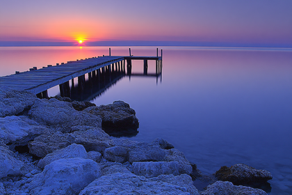 Pier at Sunset Serenity