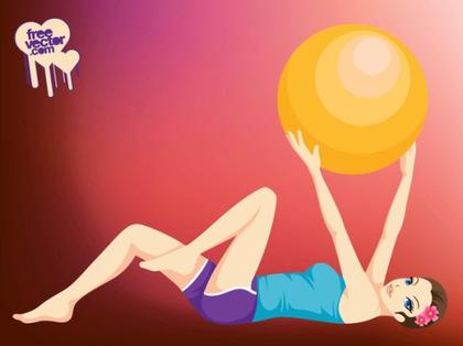 Pilates Free Vector