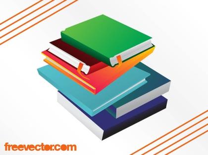 Pile of Books Free Vector