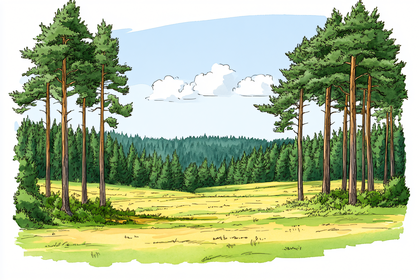Pine Forest Meadow
