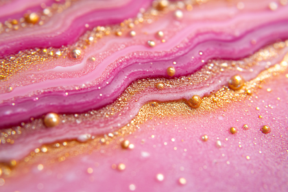 Pink and Gold Abstract Texture
